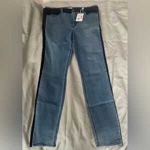 ECRU Designed Los Feliz Velvet Inset Jean Vintage Size 28